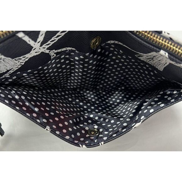 Chico's® Printed Tassel Tech Case in Navy Blue & White New w/Tags For 11" Laptop - Picture 3 of 7